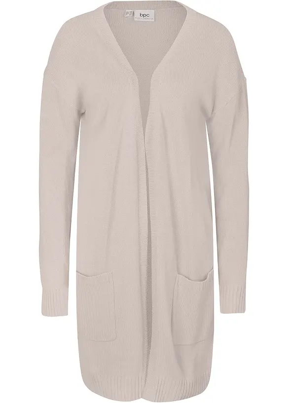 Gilet long en maille, bonprix