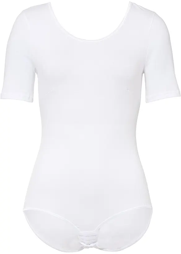 Body coton manches coude, bonprix