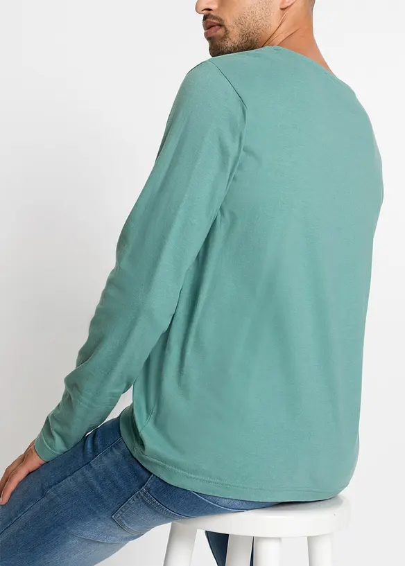 Lot de 3 T-shirts manches longues, bonprix