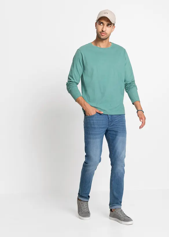 Lot de 3 T-shirts manches longues, bonprix