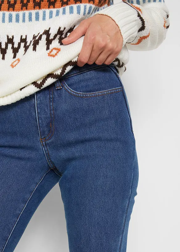 Jean thermique ultra-doux, coupe slim, bonprix