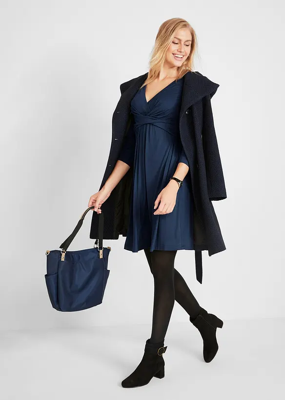 Robe de grossesse/allaitement en viscose extensible, bonprix