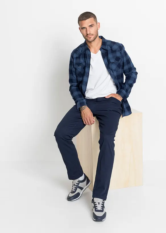 Chemisier en flanelle 100% coton, bonprix