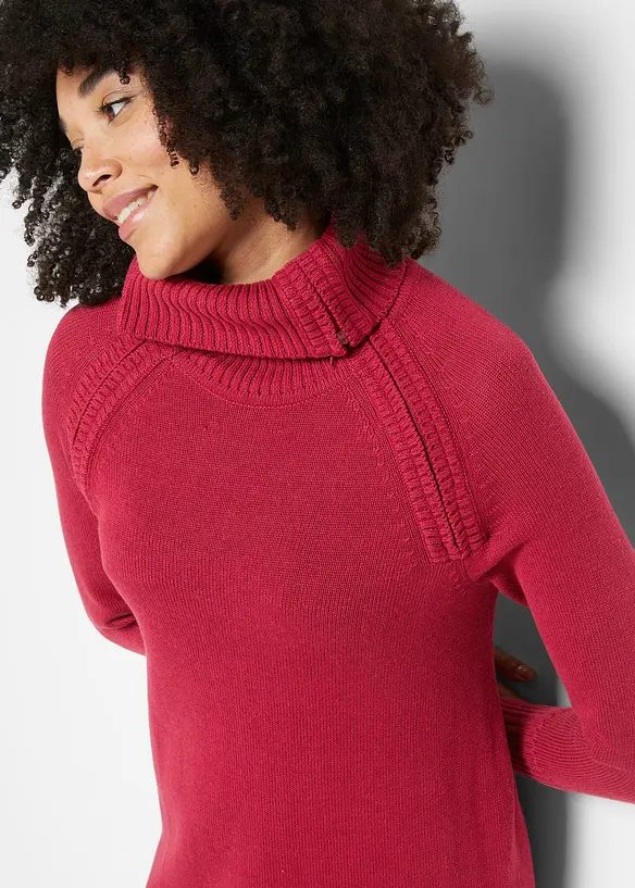 Robe en maille de grossesse zippée avec fonction allaitement, bonprix