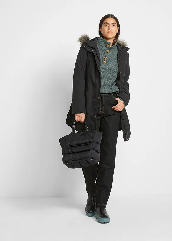 Parka avec fermetures zippées sur le côté, bonprix