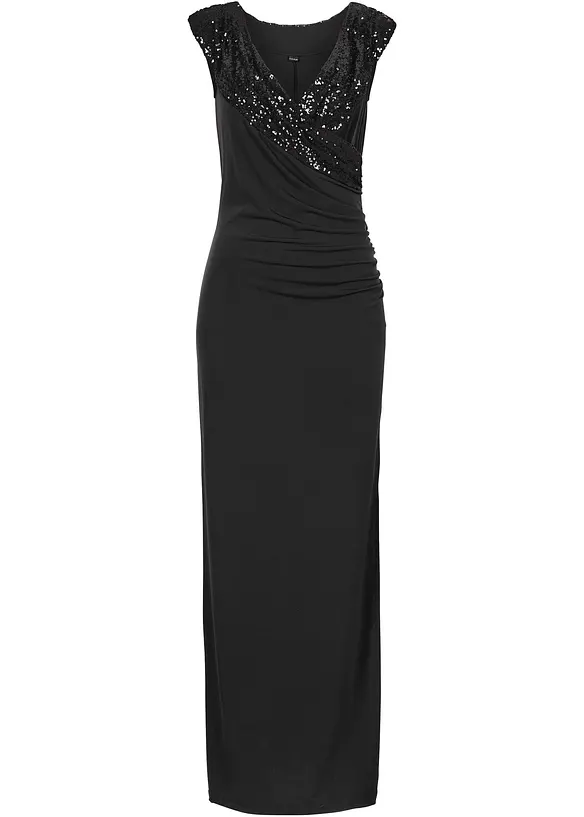 Robe en jersey à sequins, bonprix