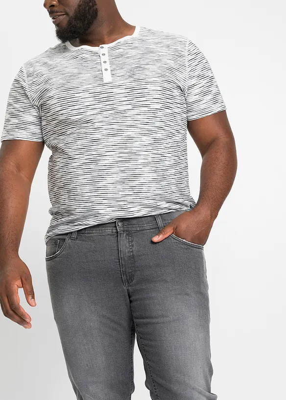 Jean droit extensible coupe confort, regular, bonprix