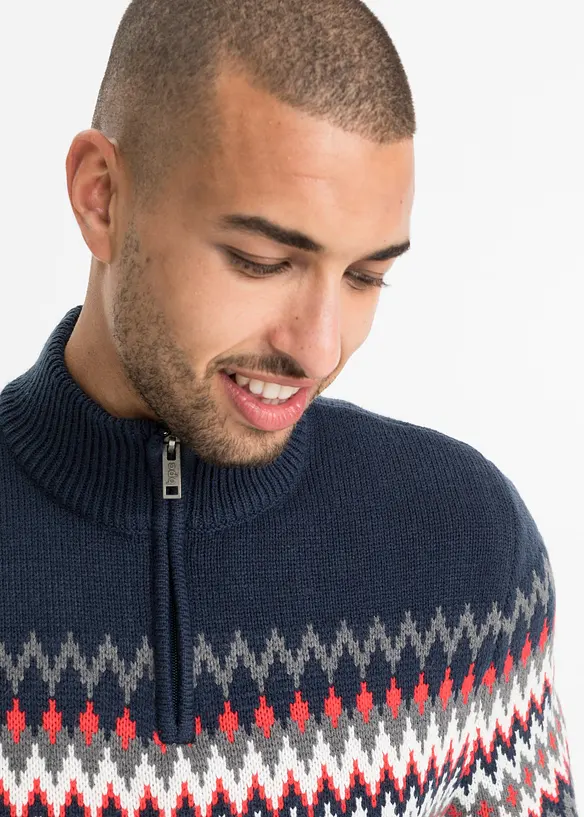 Pull norv&eacute;gien avec col camionneur, bpc bonprix collection