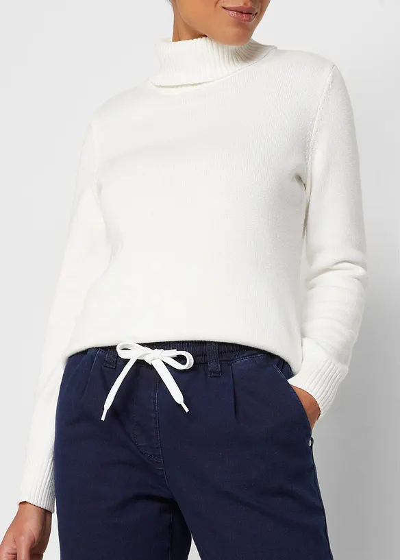 Jean chaud à empiècement taille confortable, bonprix