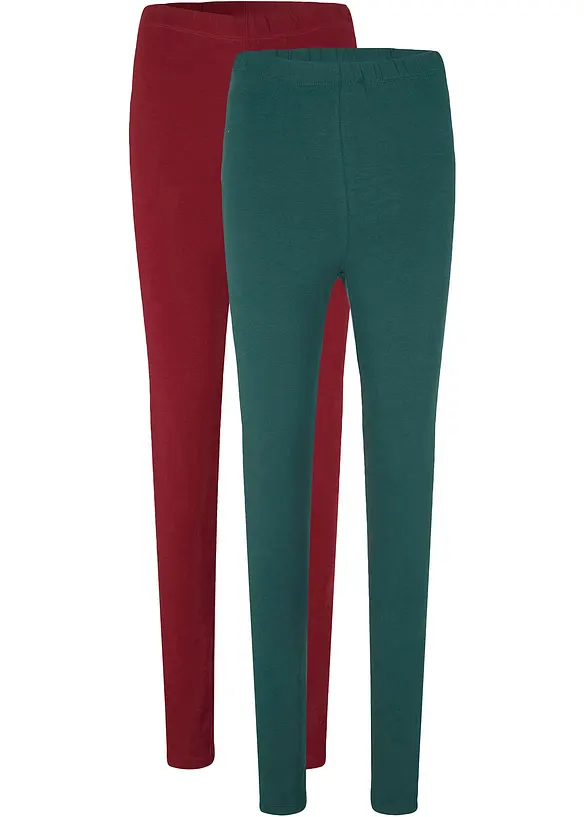 Lot de 2 leggings, bonprix