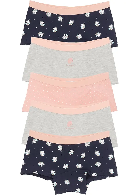 Lot de 5 culottes avec coton doux, bonprix