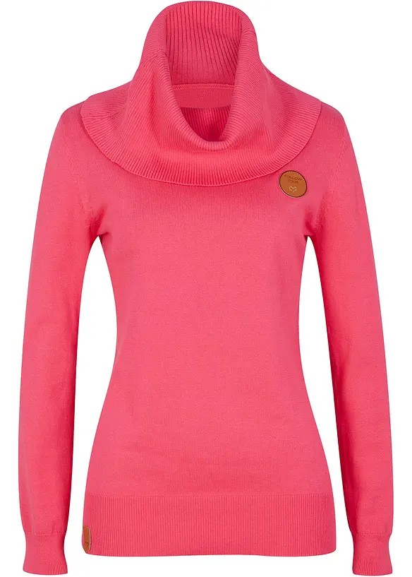 Pull en fine maille &agrave; col boule, bonprix