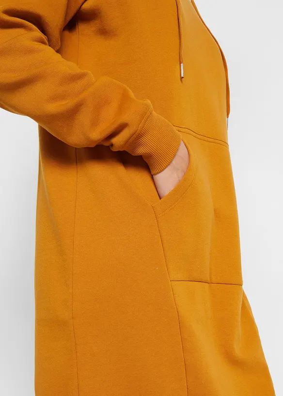 Robe sweat en coton mélangé, bonprix