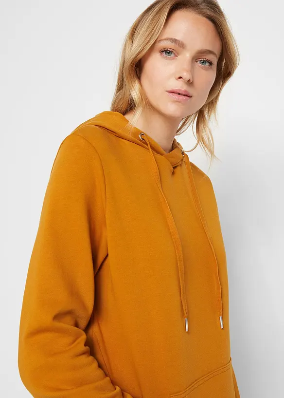 Robe sweat en coton mélangé, bonprix
