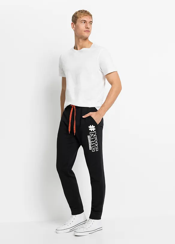 Pantalon de jogging avec polyester recycl&eacute;, bonprix