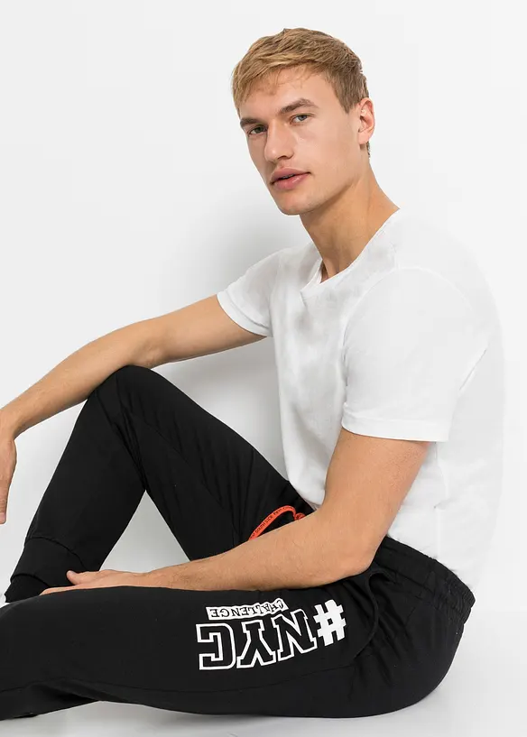 Pantalon de jogging avec polyester recycl&eacute;, bonprix