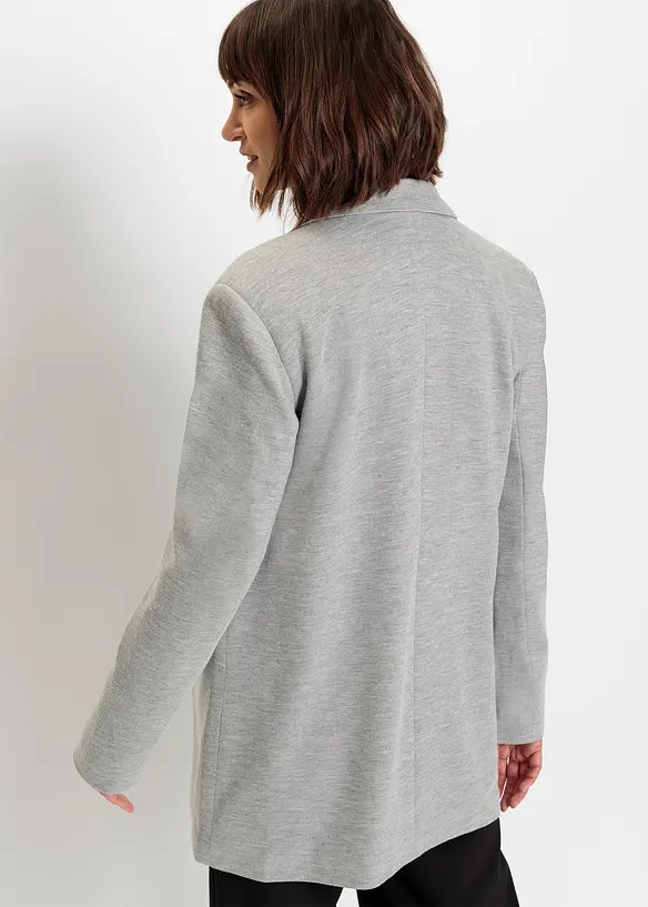 Blazer long en jersey avec poches, bonprix