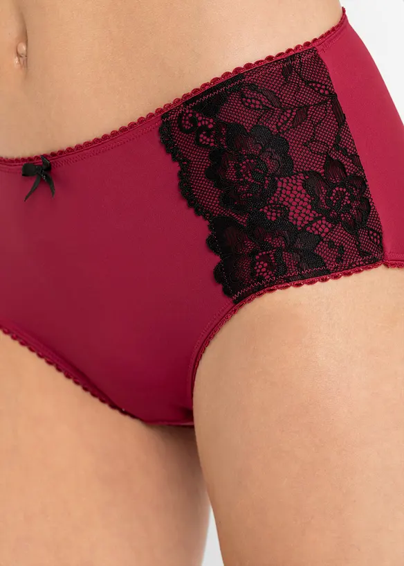 Lot de 3 maxi slips microfibre, bonprix