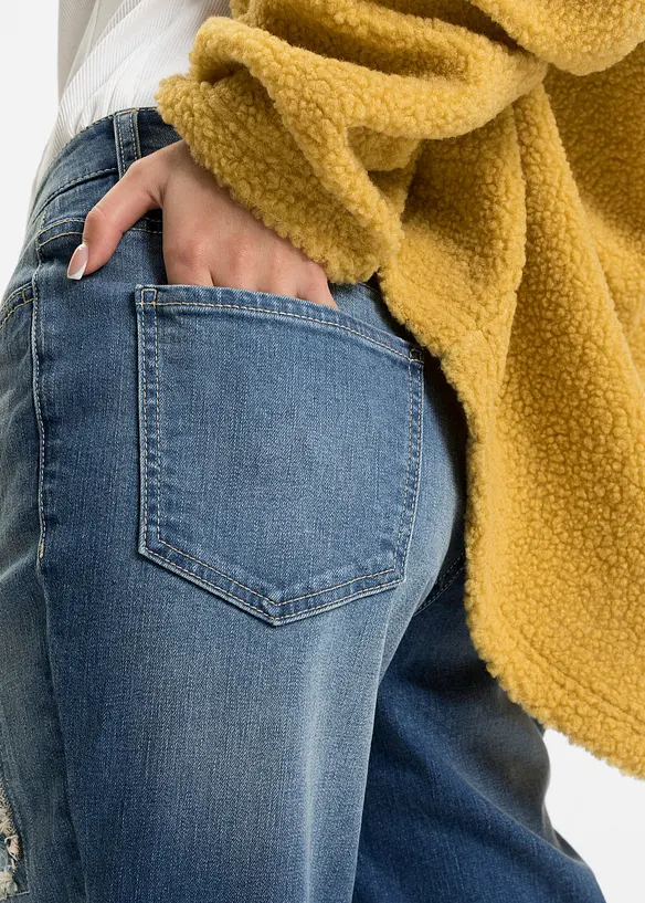 Jean boyfriend taille mi-haute, bonprix