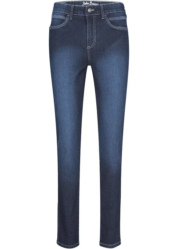 Jean skinny taille mi-haute, extensible, bonprix