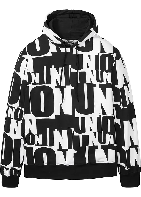 Sweat &agrave; capuche en coton, bonprix