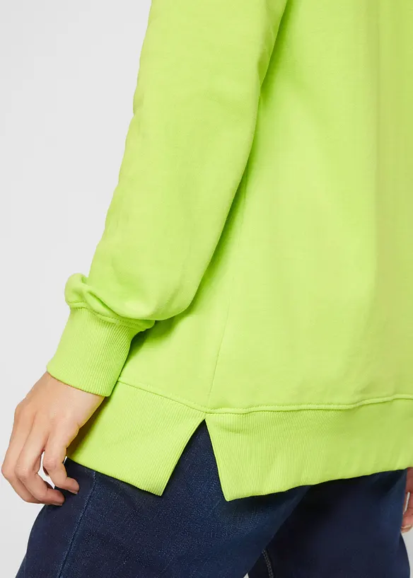 Sweat &agrave; capuche 100% coton, bonprix