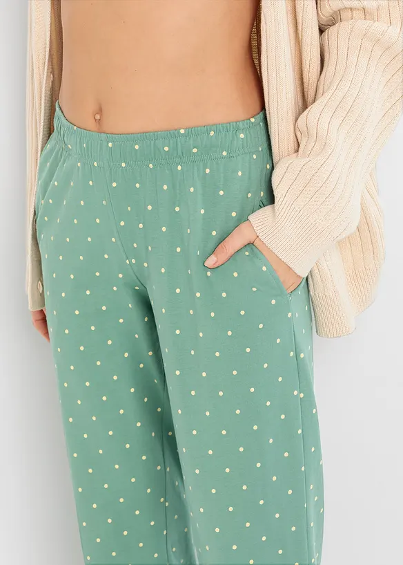 Lot de 2 pantalons de pyjama 100% coton, bonprix