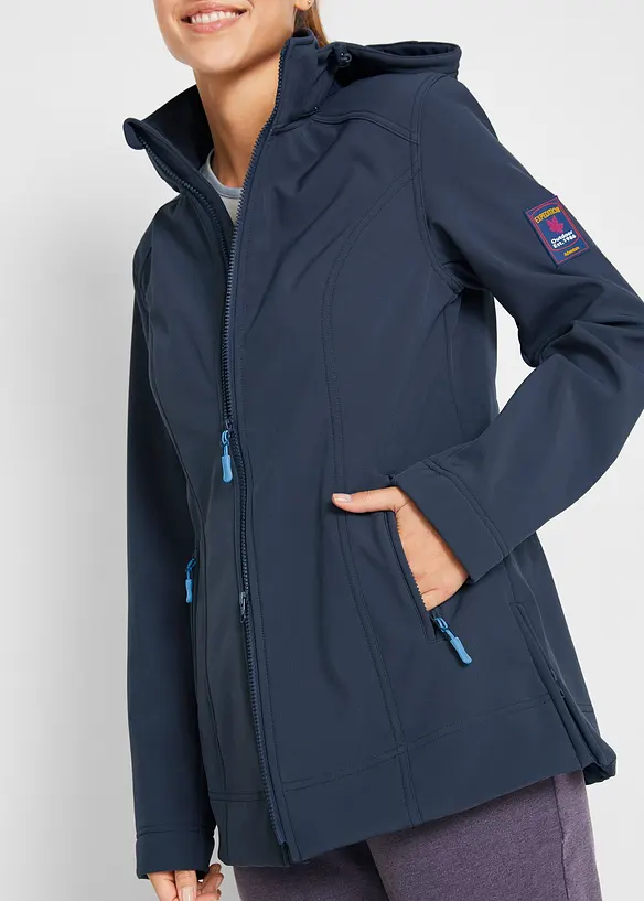 Veste softshell extensible, imperm&eacute;able, bonprix