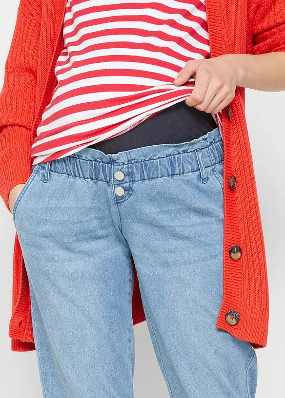 Jean de grossesse en coton extensible, fuselé, bonprix