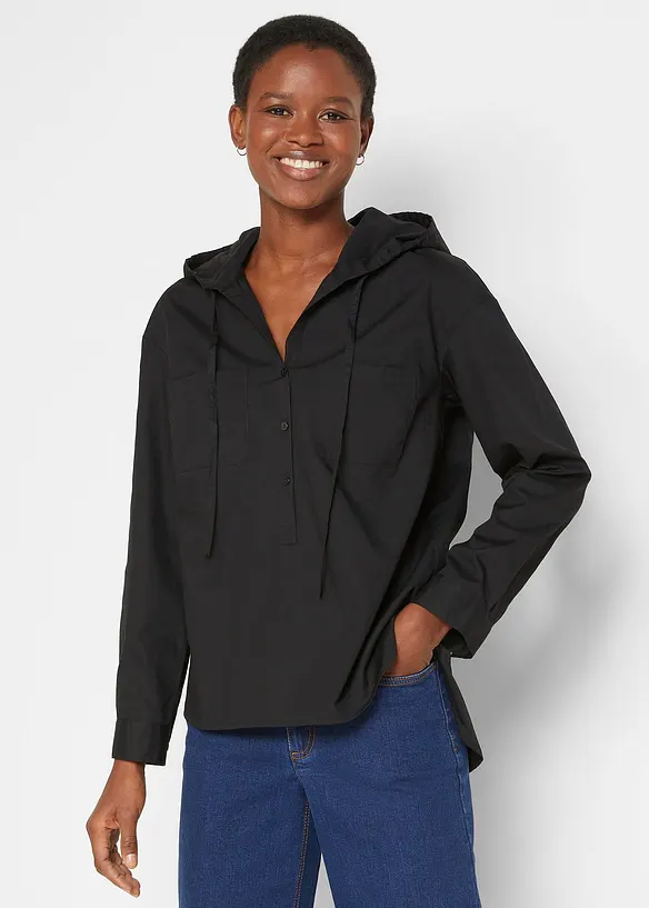 Blouse-tunique 100% coton, bonprix