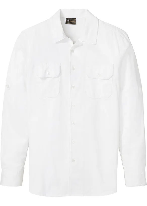 Chemise en lin majoritaire, bonprix