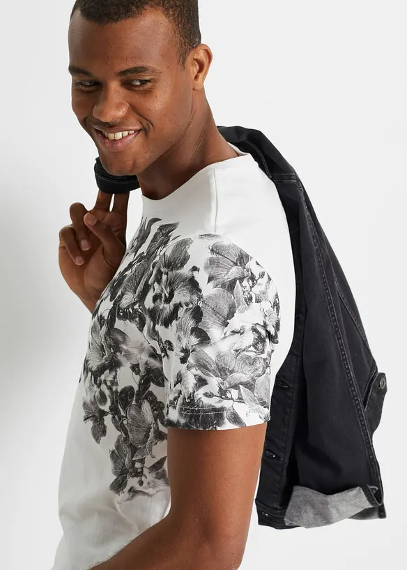 T-shirt, coupe slim, bonprix