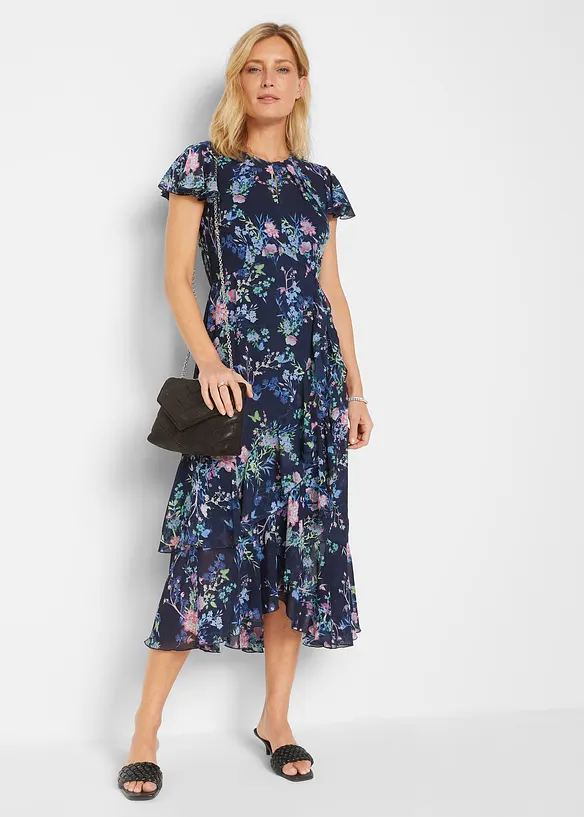 Robe en crêpe, bonprix