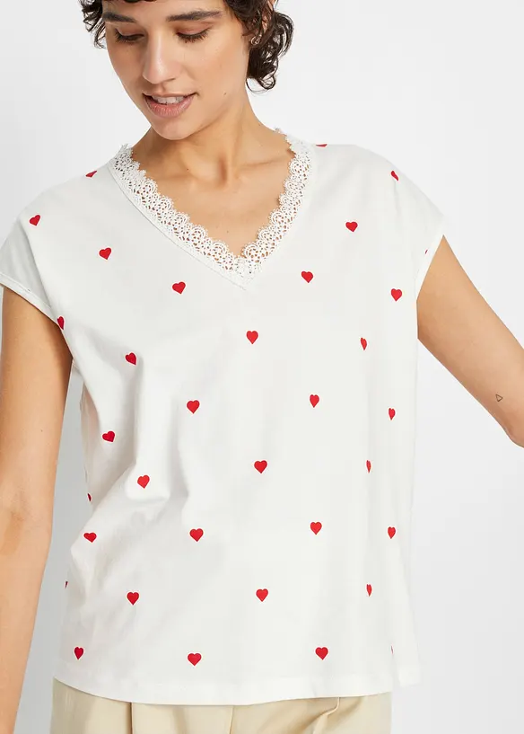 T-shirt imprimé 100% coton, bonprix