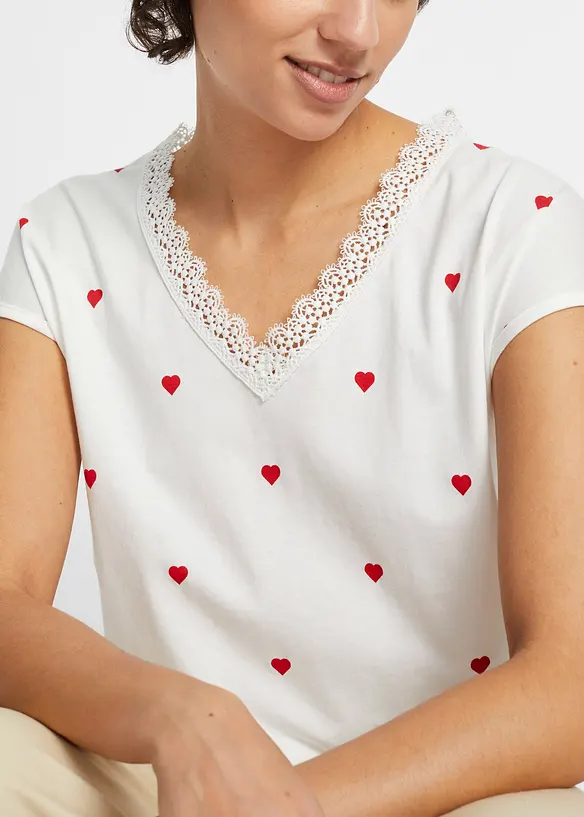 T-shirt imprimé 100% coton, bonprix