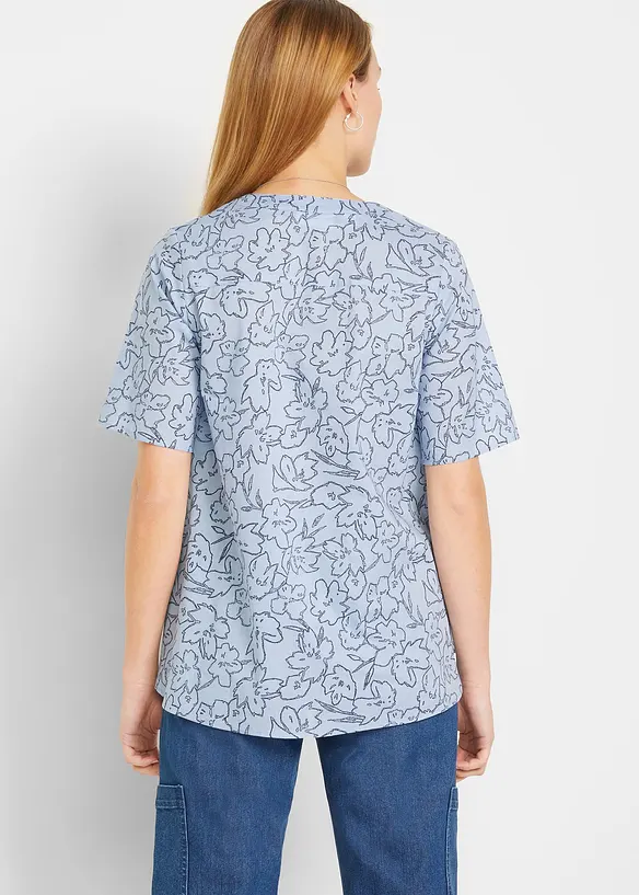 Blouse longue 100% coton, bonprix