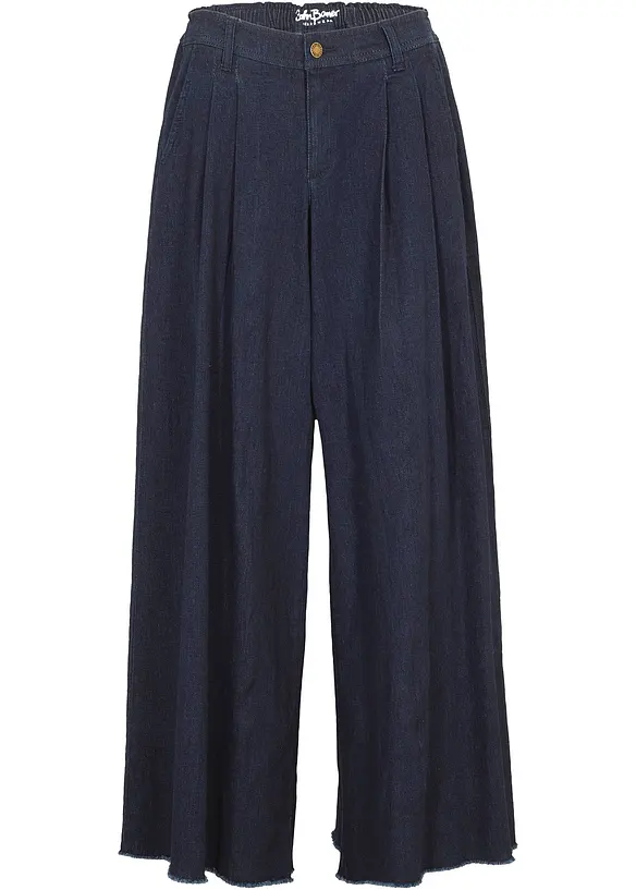 Jupe-culotte ample en jean, bonprix