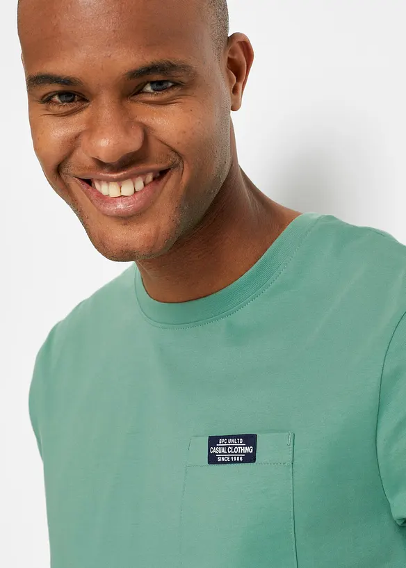 Lot de 2 t-shirts 100% coton, bonprix