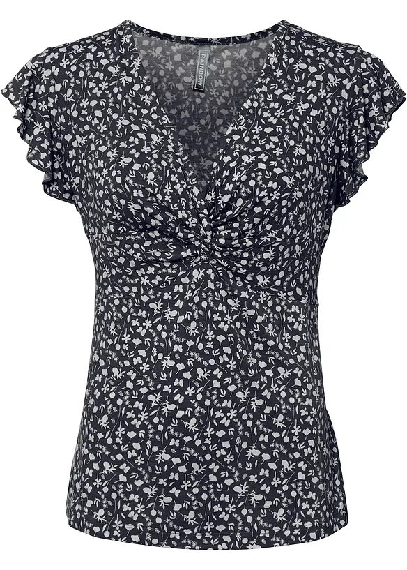 Blouse en jersey viscose extensible, bonprix