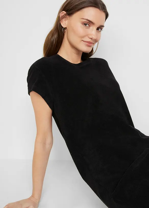 Robe jersey en tissu éponge, bonprix