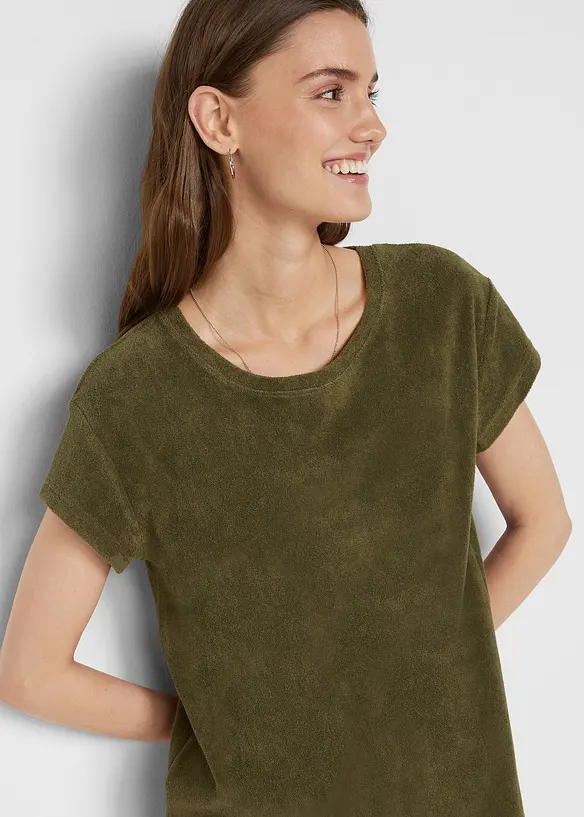 Robe jersey en tissu éponge, bonprix