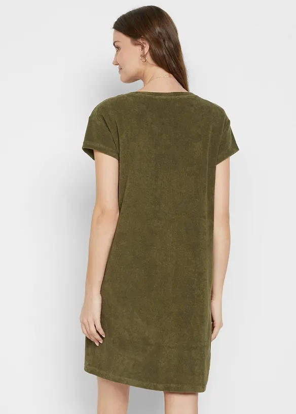 Robe jersey en tissu éponge, bonprix