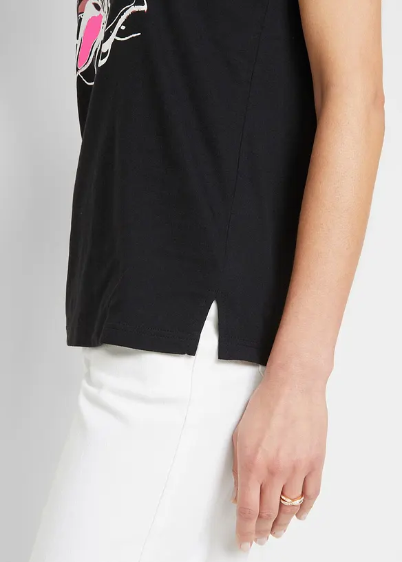 T-shirt &agrave; imprim&eacute; floral, bonprix