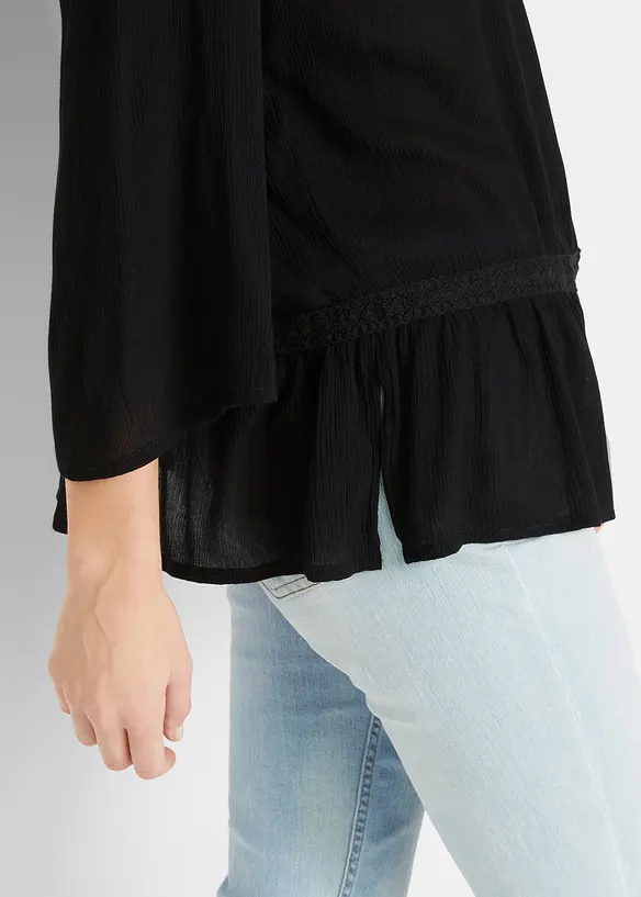 Blouse à encolure carrée, bonprix
