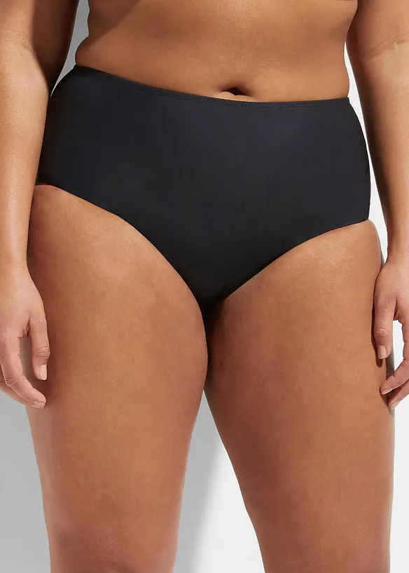 Bas de bikini taille haute sculptant, maintien léger, bonprix