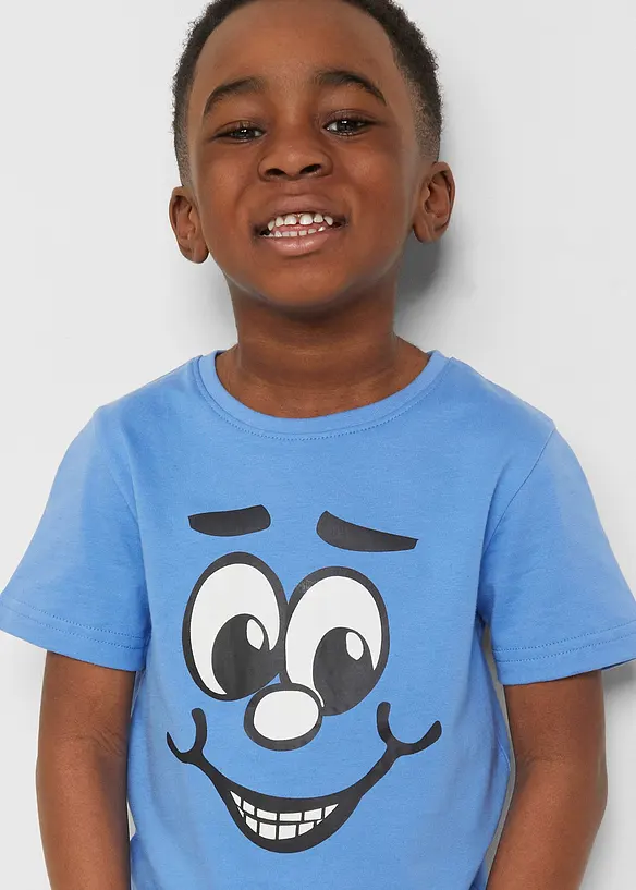 Lot de 2 T-shirts coton, bonprix