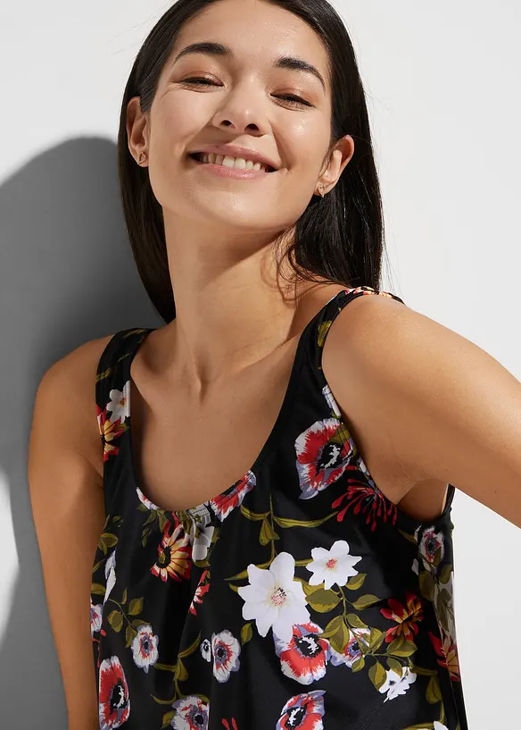 Haut de tankini avec polyamide recycl&eacute;, bonprix