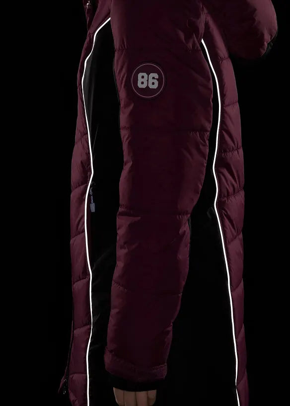 Manteau de ski matelassé technique, imperméable, bonprix