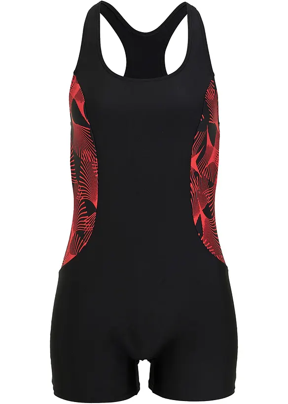 Maillot 1 pièce shorty à séchage rapide, bonprix