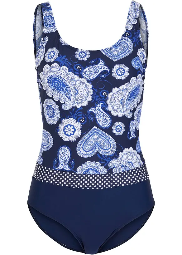 Maillot 1 pièce sculptant, maintien modéré, bonprix